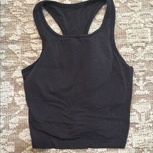 Black Racerback Tank Top
